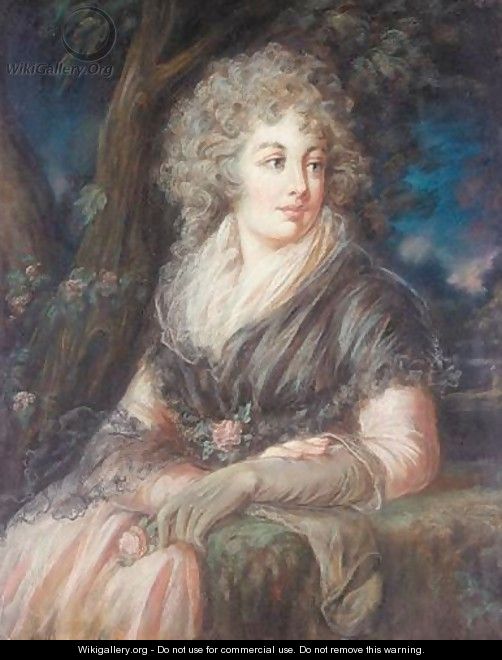Portrait Of A Lady - (after) Russell, John