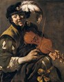 A Youth Playing The Violin - Hendrick Terbrugghen