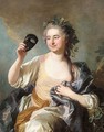 Portrait Of Francoise Laurette Randon De Malboisiere, Nee Piquefeu (1722-89) As Thalia, Muse Of Comedy - Louis Michel van Loo