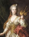 Portrait Of Mademoiselle Genevieve De Malboisiere (1746-66) As Melpomene, Muse Of Tragedy - Louis Michel van Loo