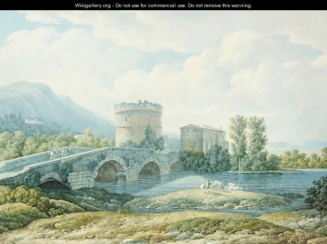 View Of The Ponte Lucano And The Tomb Of The Plautii - Filippo Giuntotardi