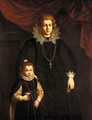 Portrait Of A Lady And Her Daughter - (after) Justus Sustermans