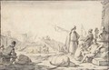 Orientals And Seamen On A Mediterranean Quay - Johannes Lingelbach