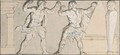 Hercules Boxing With Titias, Or Hercules Learning To Box - (after) Nicolas Poussin