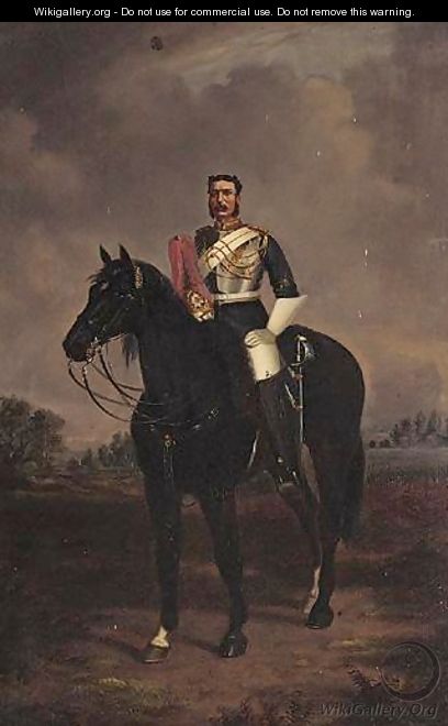 Cavalryman On Horseback - (after) Albert Henry Payne