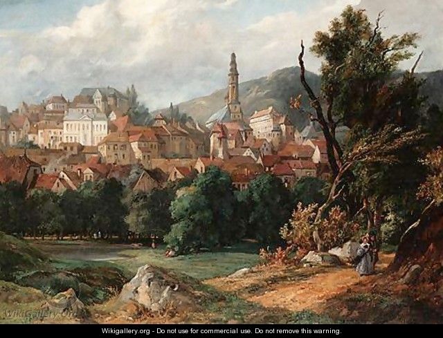 View Of Baden Baden - Jacques Guiaud