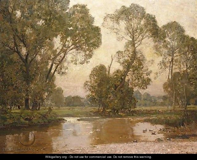 River Landscape - Sir Alfred East