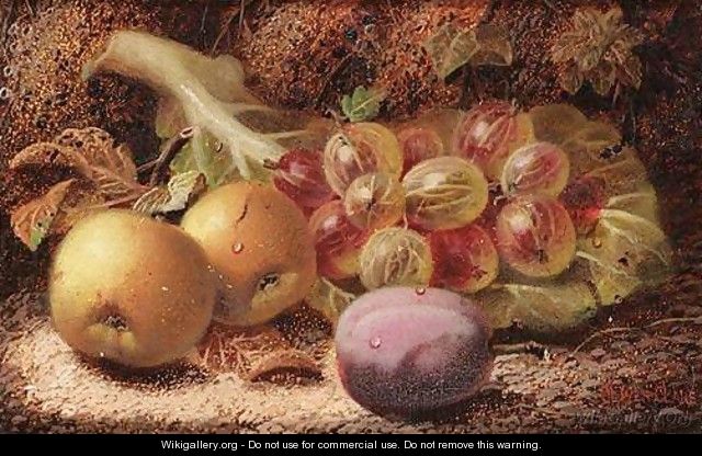 Still Life Of Fruit - Oliver Clare