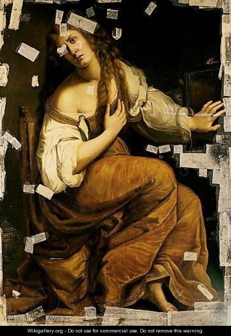 The Conversion Of The Magdalene - (after) Artemisia Gentileschi