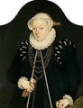 Portrait Of A Lady, Half-Length, Wearing Black, With A Gold Chain And A White Embroidered Head-Dress - (after) Barthel Bruyn