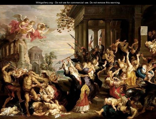 The Massacre Of The Innocents - Guillaume The Elder Forchondt