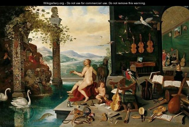 Allegory Of Hearing - Jan, the Younger Brueghel