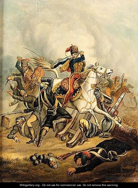 11th Hussars - Riding Through The Russian Guns, 20th October, 1854 - Charles Taylor