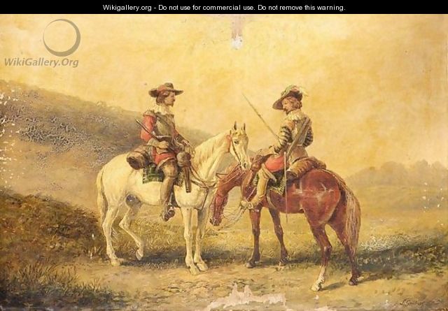Musketeers On Horseback - Sir John Gilbert