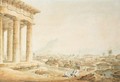 View Of The City Of Athens From The Parthenon - English School