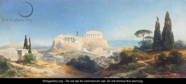 Athens In Ancient Times - Carl Georg Anton Graeb