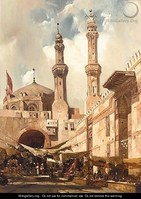 A Cairo Bazaar - Adrien Dauzats
