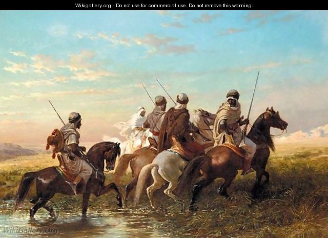 Arab Horsemen - (after) Adolf Schreyer