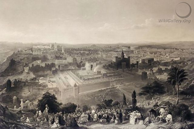 Jerusalem In Her Fall - (after) Henry Courteney Selous