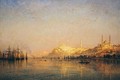 View Across The Golden Horn, Constantinople - Ernst Carl Eugen Koerner
