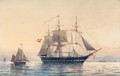 Shipping Off The Danish Coast - Ioannis (Jean H.) Altamura