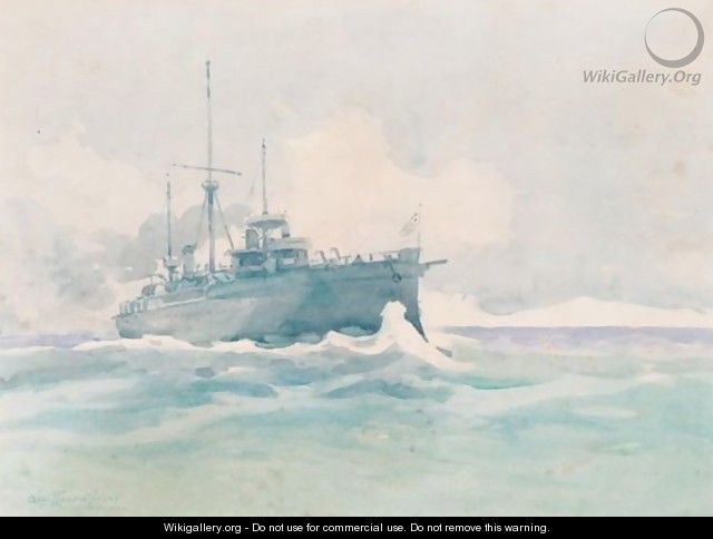Ships At Sea - Emilios Prosalentis