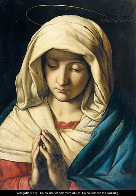 The Madonna At Prayer 10 - (after) Giovanni Battista Salvi, Il Sassoferato
