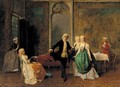 The Dancing Lesson - Girolamo Induno