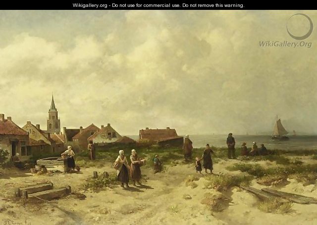 Op De Duinen Te Scheveningen (In The Dunes Of Scheveningen) - Salomon Leonardus Verveer