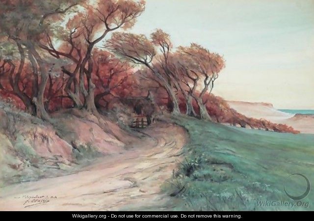 Chemin Boise A Belle-Ile - Georges Jules Victor Clairin