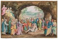 The Raising Of Lazarus - Friedrich The Elder Brentel
