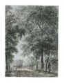 A Wooded Path At Treslong, Near Hillegom - Jurriaan Andriessen