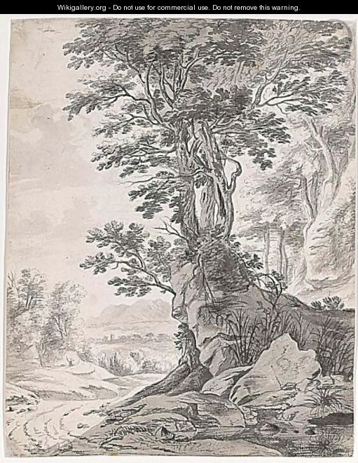 Hilly Wooded Landscape - Dutch School