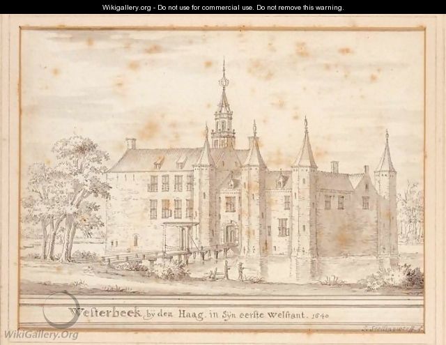 A View Of Castle Westerbeek - Jacobus Stellingwerff