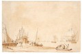 Harbour Scene - Cornelis De Grient
