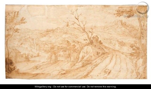 Landscape With A Windmill In The Distance - (after) Joos Or Josse De, The Younger Momper