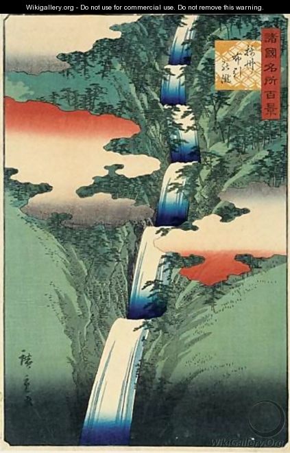 Sesshu Nunobiki No Taki. La Cascade De Nunobiki Dans La Province De Setsu - Utagawa or Ando Hiroshige