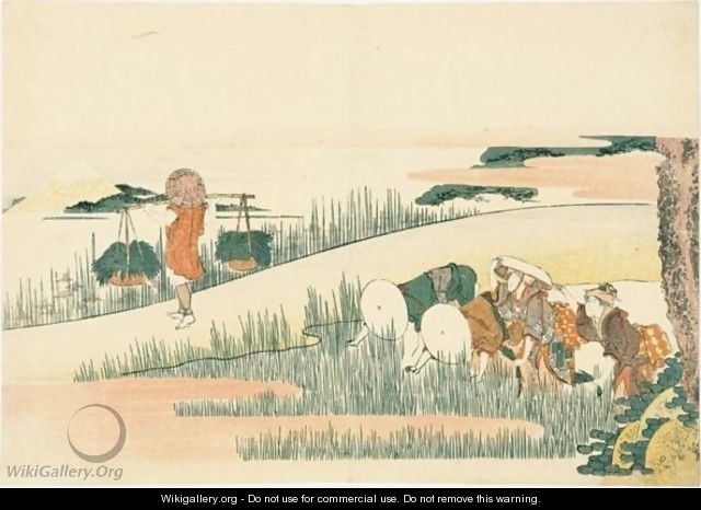 Repiquage Du Riz - Katsushika Hokusai