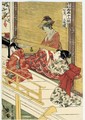 Shichigatsu Sanmai Tsuzuki. Le Septieme Mois, Triptyque - Utagawa Toyohiro