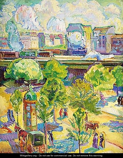 The Sunny Boulevard, C.1905 - Nikolai Aleksandrovich Tarkhov