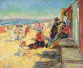 Beach Scene, C.1905 - Nikolai Aleksandrovich Tarkhov