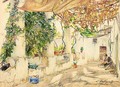 Working Under The Vines, Capri - Konstantin Alexandrovich Westchilov