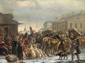 The Hay Market, St. Petersburg, C.1820 - Alexander Ossipovitch Orlovsky