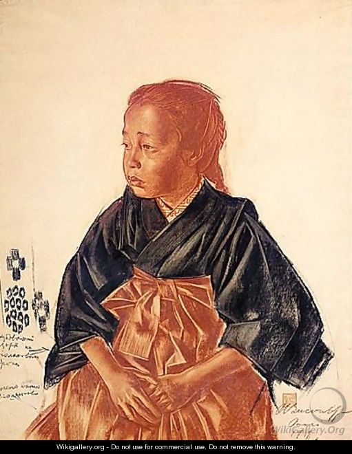Young Japanese Girl - Alexander Evgenievich Yakovlev