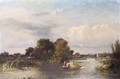 Hay Barge On The Norfolk Broads - George Augustus Williams