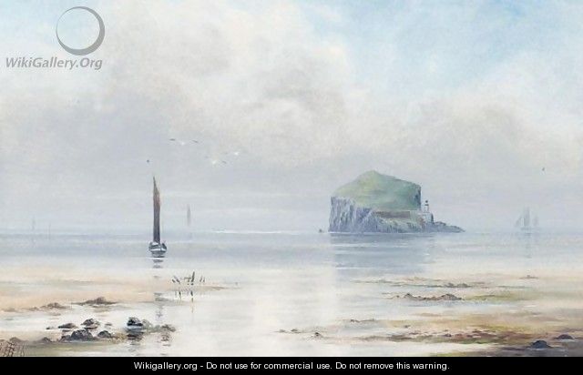 The Coast At Low Tide - Thomas Swift Hutton