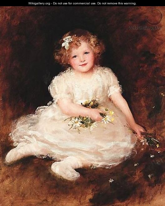 Portrait Of Vera Florence Rowe - Georges Sheridan Knowles