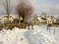 A Winter Landscape - Peder Monsted