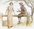 Two At A Stile - Kate Greenaway