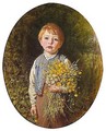The Flower Gatherer - Frederick Morgan